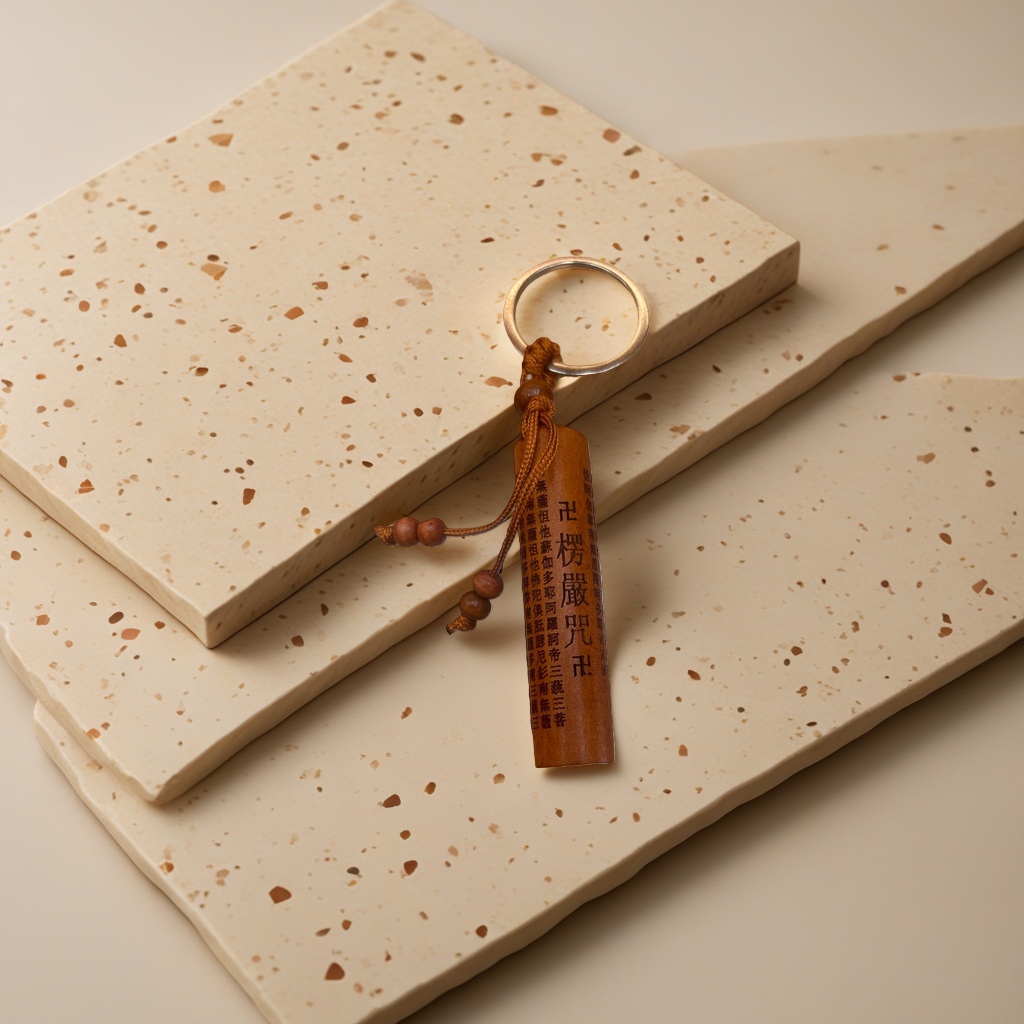 Wooden keychains, simple style car decoration, interior hanging ornaments, and personalized small items Application Scenario