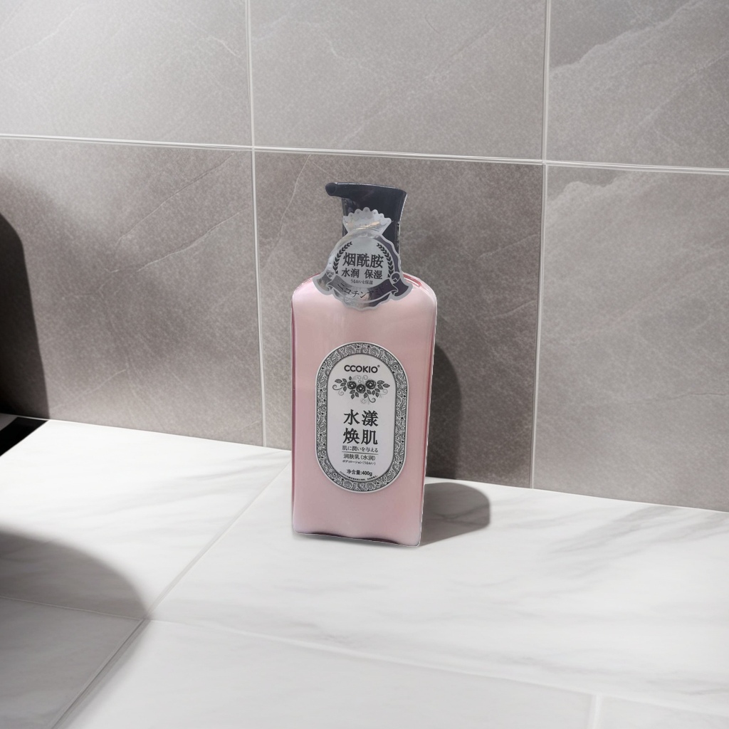 CCOKIO pink bottled Hydrating Moisturizing Lotion Moisturizes, nourishes and repairs the skin to make it smooth and delicate details Picture