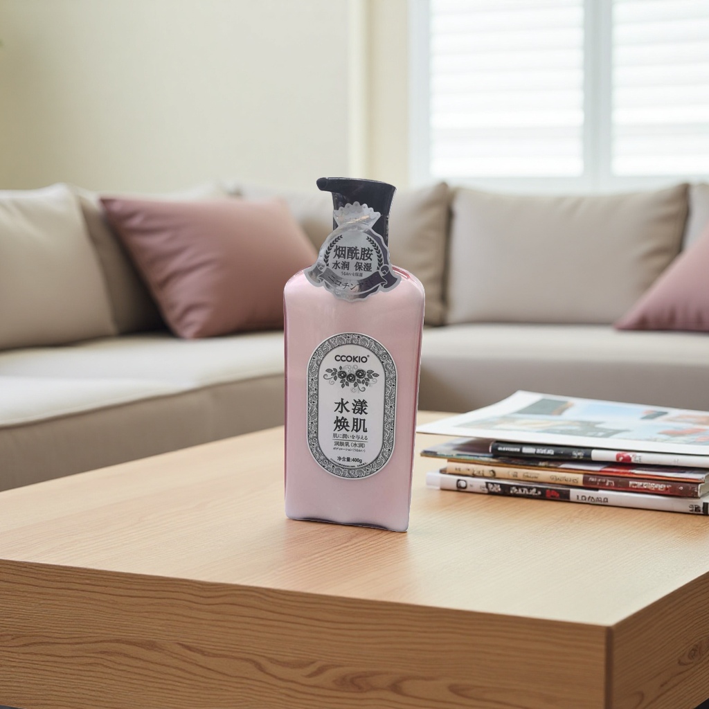 CCOKIO pink bottled Hydrating Moisturizing Lotion Moisturizes, nourishes and repairs the skin to make it smooth and delicate Application Scenario