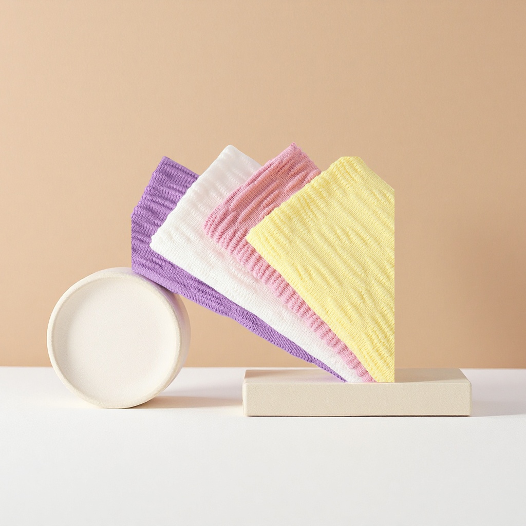 彩色针织布料织物样品 纯棉混纺面料小样试用包