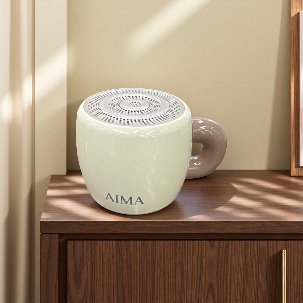 Emma AI Bluetooth Speaker, Ceramic Bluetooth Speaker AIMA-163 Teacup Type Bluetooth Speaker