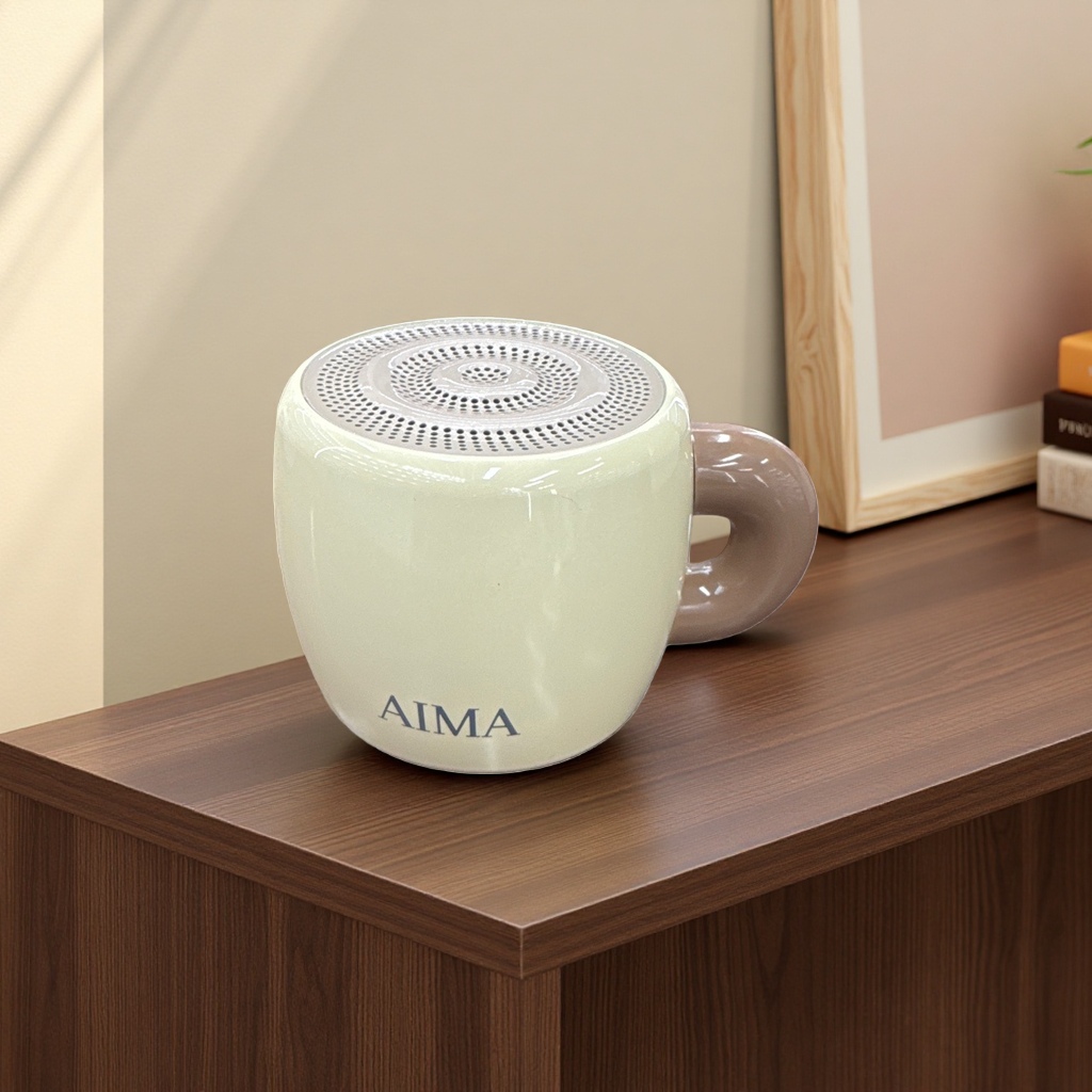 Emma AI Bluetooth Speaker, Ceramic Bluetooth Speaker AIMA-163 Teacup Type Bluetooth Speaker Specification image
