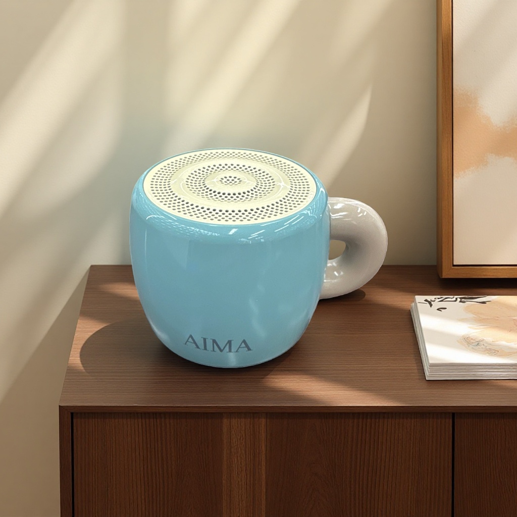 Emma AI Smart Blue Portable Wireless Bluetooth Speaker Application Scenario