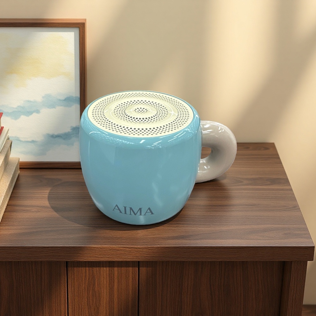 Emma AI Smart Blue Portable Wireless Bluetooth Speaker Specification image