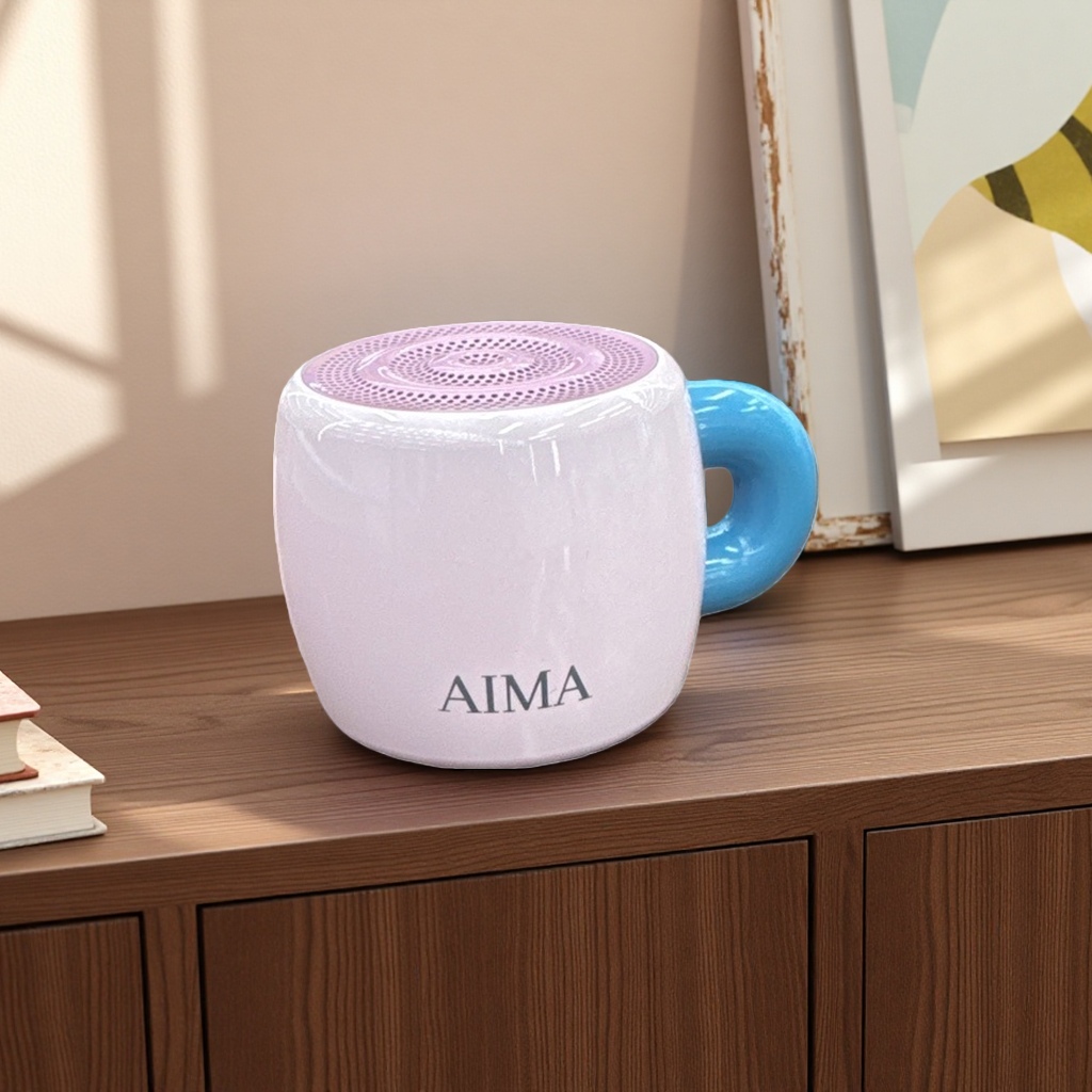 Pink and blue AIMA water cup, portable leak-proof insulated cup, home and office cup details Picture