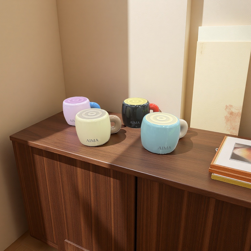 AIMA Emma AI Smart Bluetooth Speaker, ceramic material Bluetooth speaker Specification image