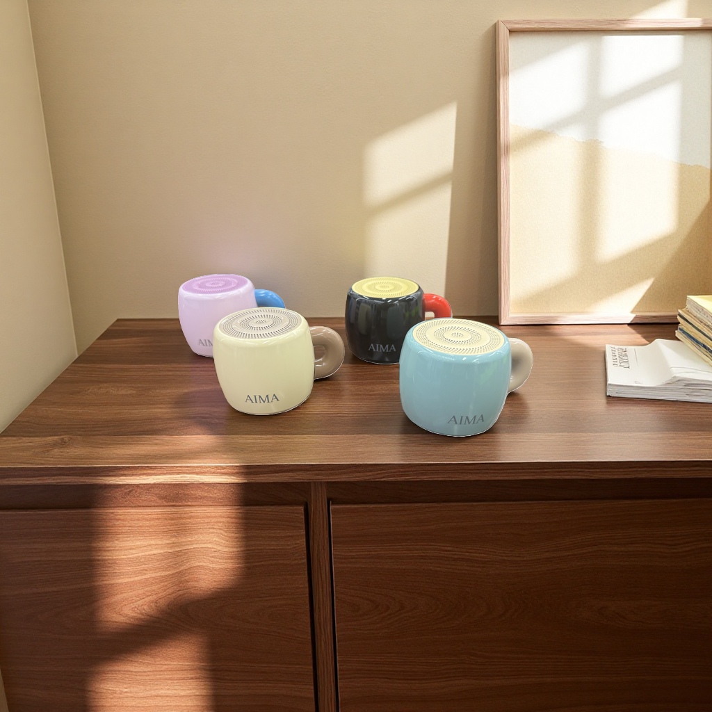 AIMA Emma AI Smart Bluetooth Speaker, ceramic material Bluetooth speaker details Picture