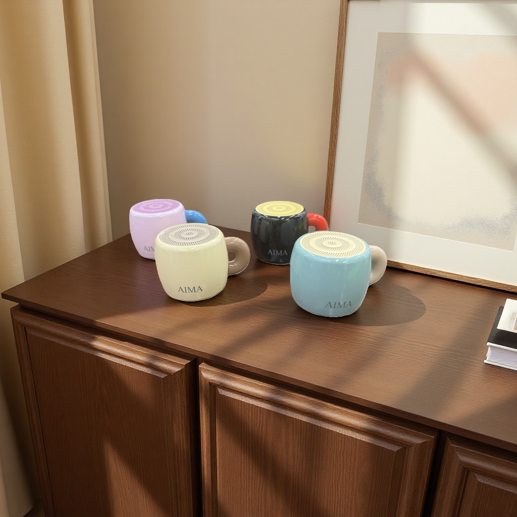 AIMA Emma AI Smart Bluetooth Speaker, ceramic material Bluetooth speaker Application Scenario