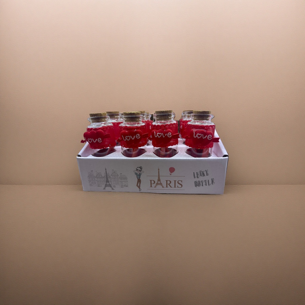 Cute mini perfume bottles with a love theme as couple gifts details Picture