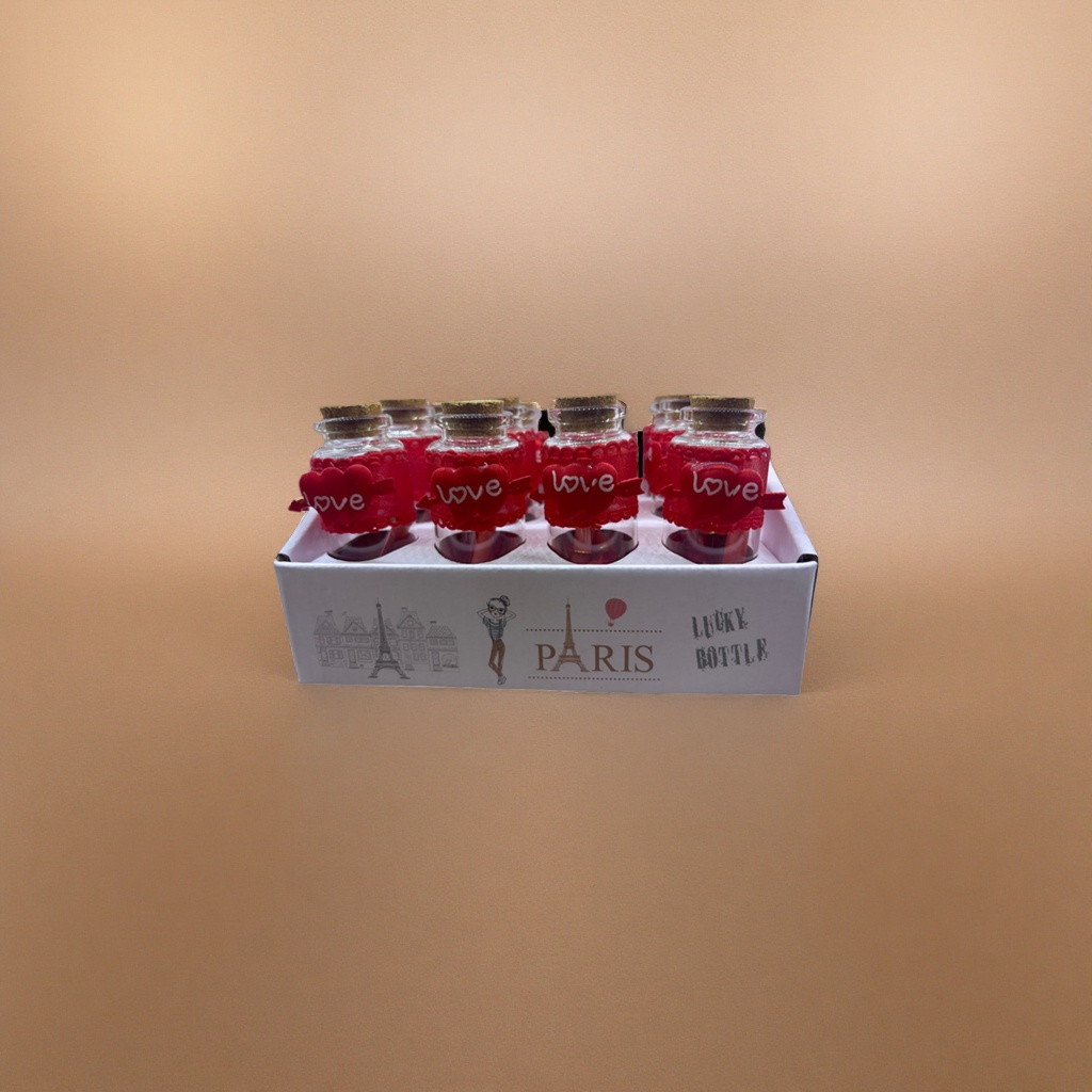 Cute mini perfume bottles with a love theme as couple gifts Application Scenario