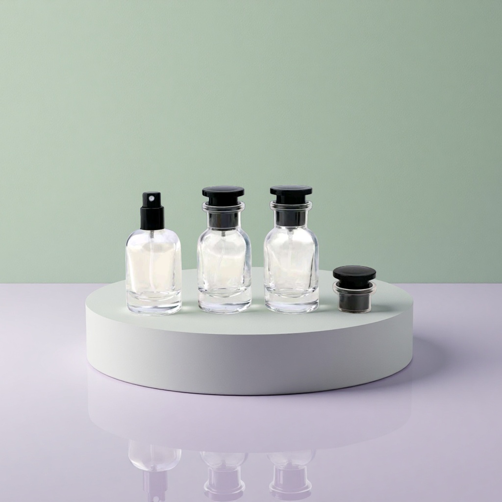 Perfume dispensing bottle spray 30ml high-end glass portable travel high-end perfume bottle empty bottle dispenser Specification image