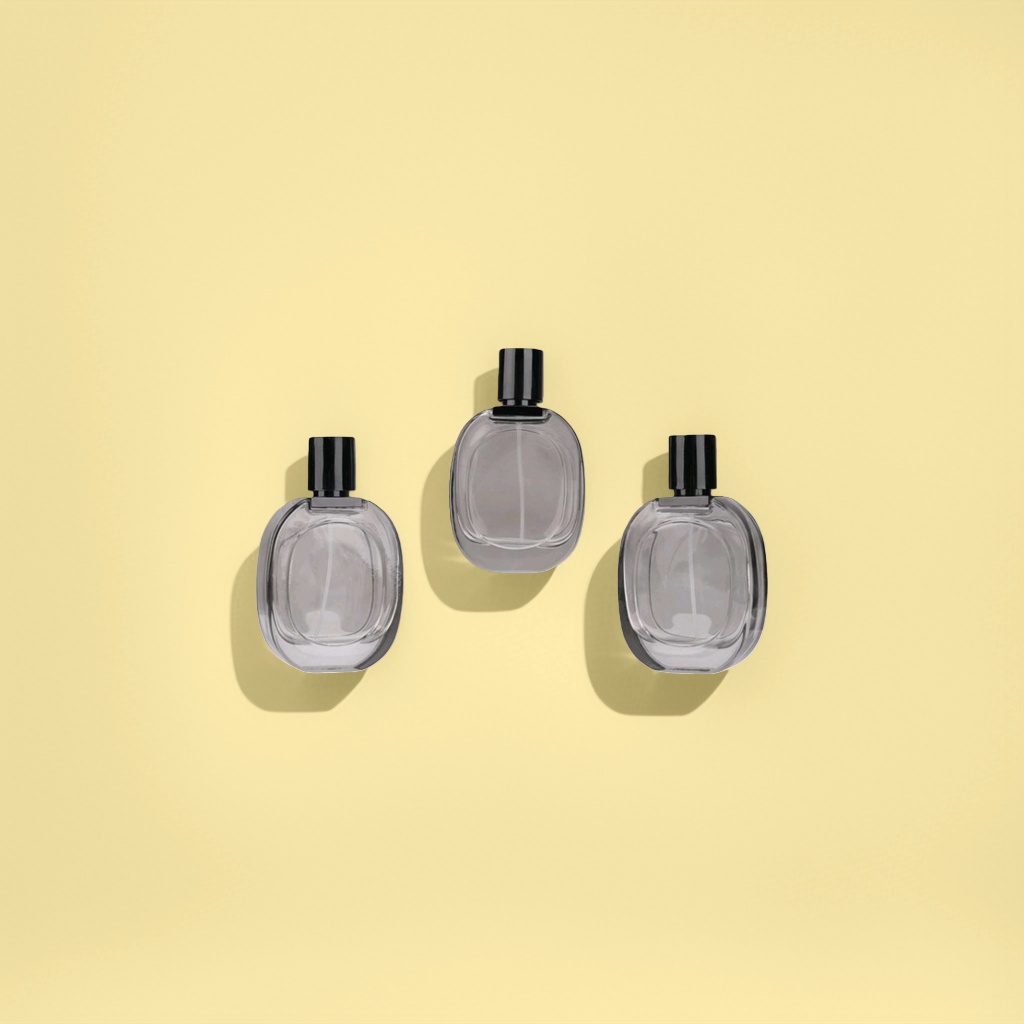 Transparent glass bottle perfume bottle, exquisite fragrance bottle, reusable beauty products Specification image