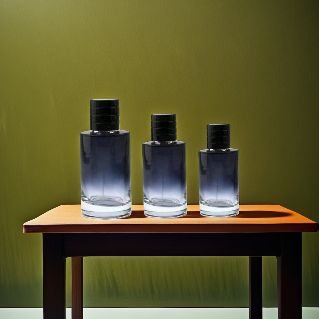 100ml, 30ml, 50ML perfume portioned bottles, high-end glass spray, empty bottles, cosmetics, large capacity press Specification image