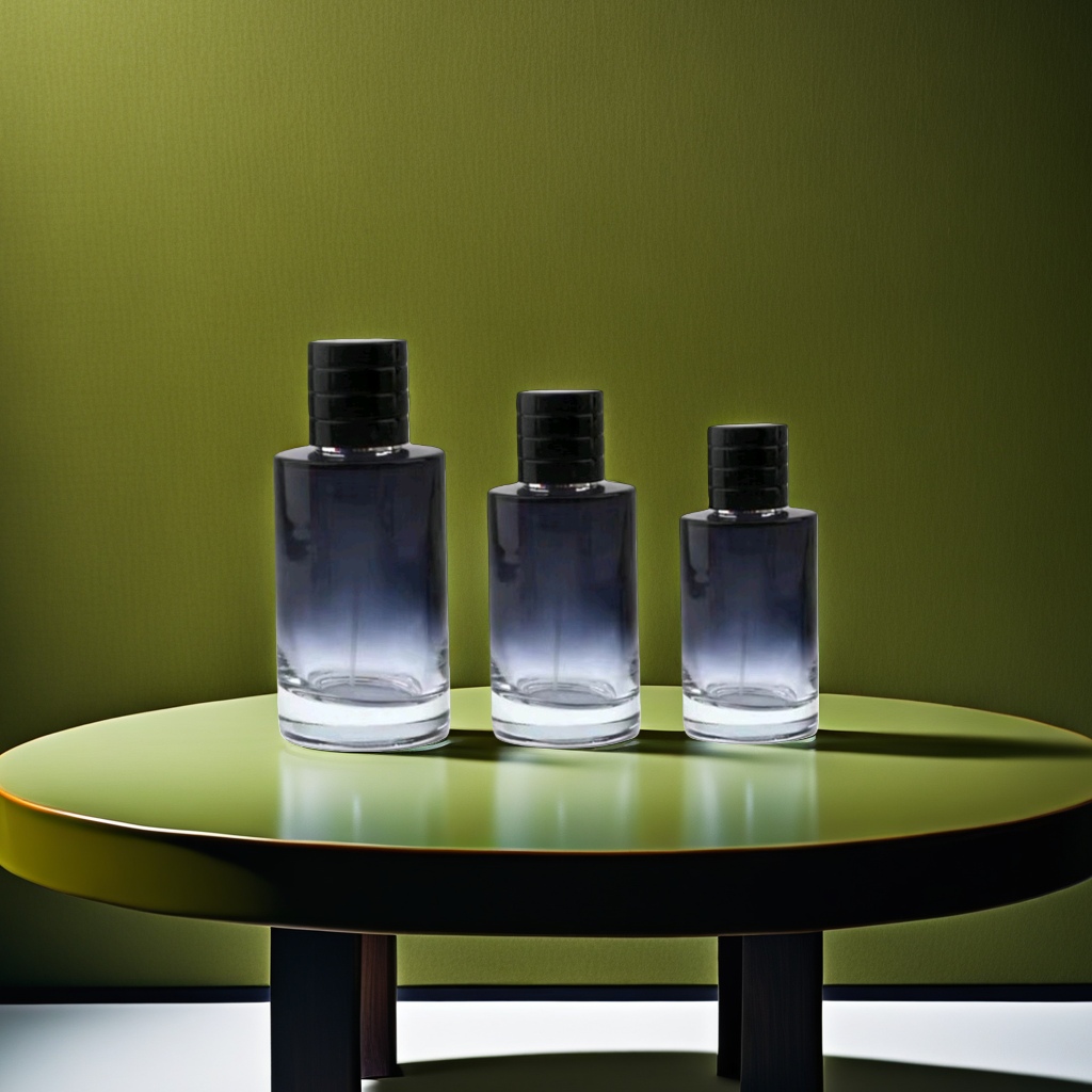 100ml, 30ml, 50ML perfume portioned bottles, high-end glass spray, empty bottles, cosmetics, large capacity press details Picture
