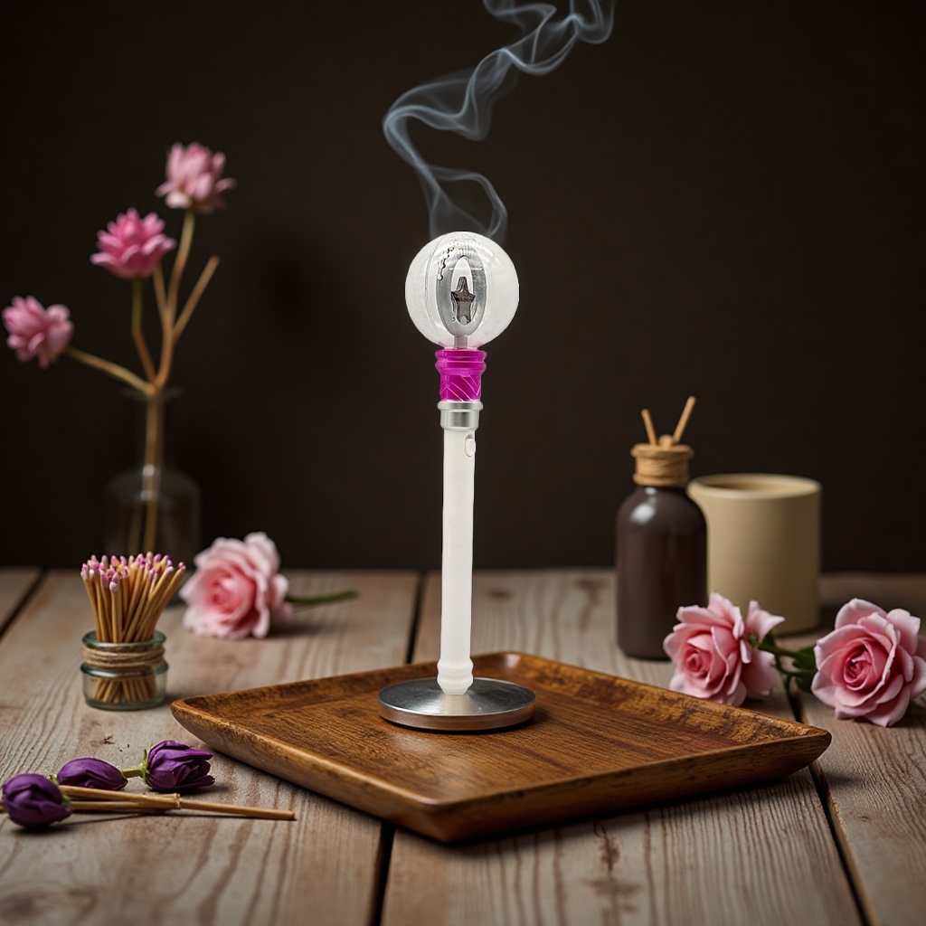 LED闪光圆球旋转魔法棒 发光圆球旋转音乐棒 儿童玩具造型独特趣味十足