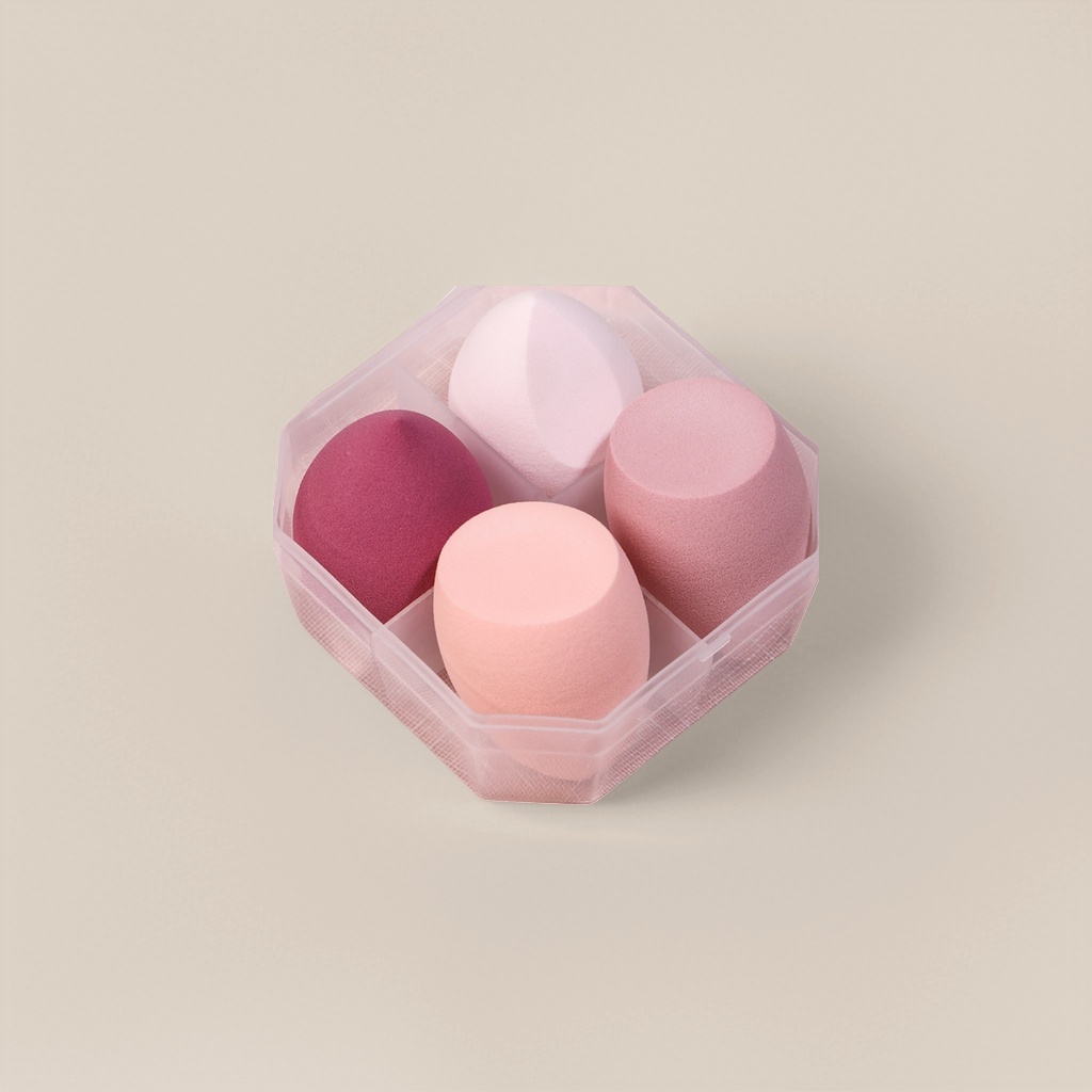 Makeup sponge, soft makeup application tool, powder puff, beauty egg, wet use, dry use, replaceable head