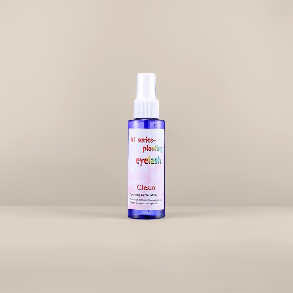 Xingyan Professional Eyelash Extension Cleaning Liquid, press the nozzle to remove oil and dust, safe and non-irritating cleaning liquid, large bottle