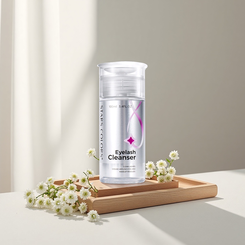 Eyelash Cleanser portable set gently removes makeup and oil stains Specification image