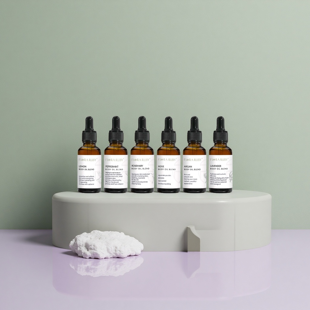 Rosemary Plant Rose essential Oil 30ml, full-body massage, firming and soothing body care essential oil, cross-border wholesale Application Scenario