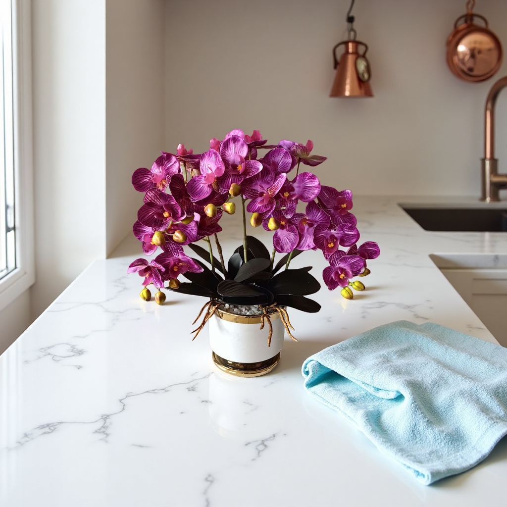 Blanco phalaenopsis macetas interiores plantas ornamentales macetas universal Specification image