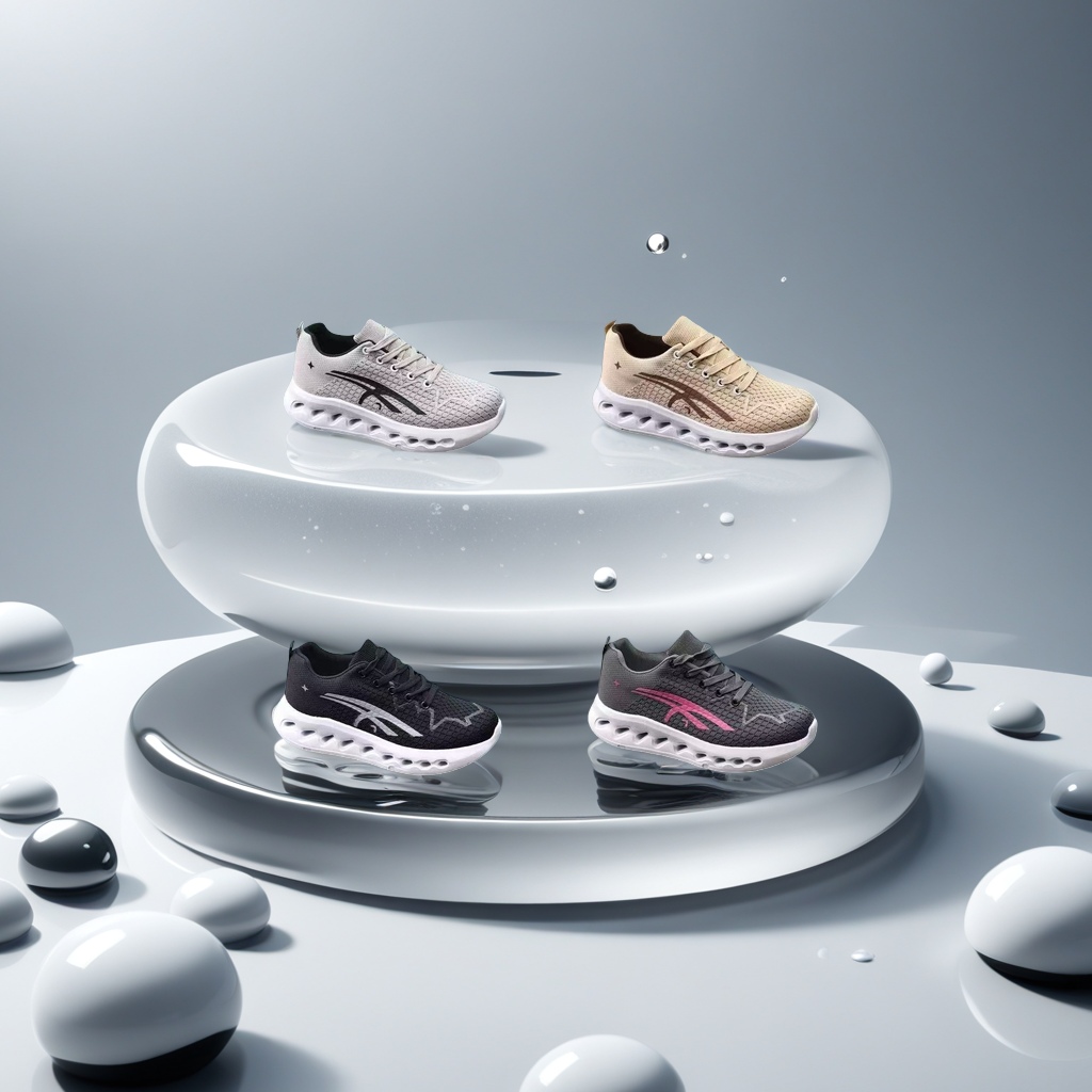 Breathable, lightweight, shock-absorbing and anti-slip running shoes for men and women, classic style details Picture