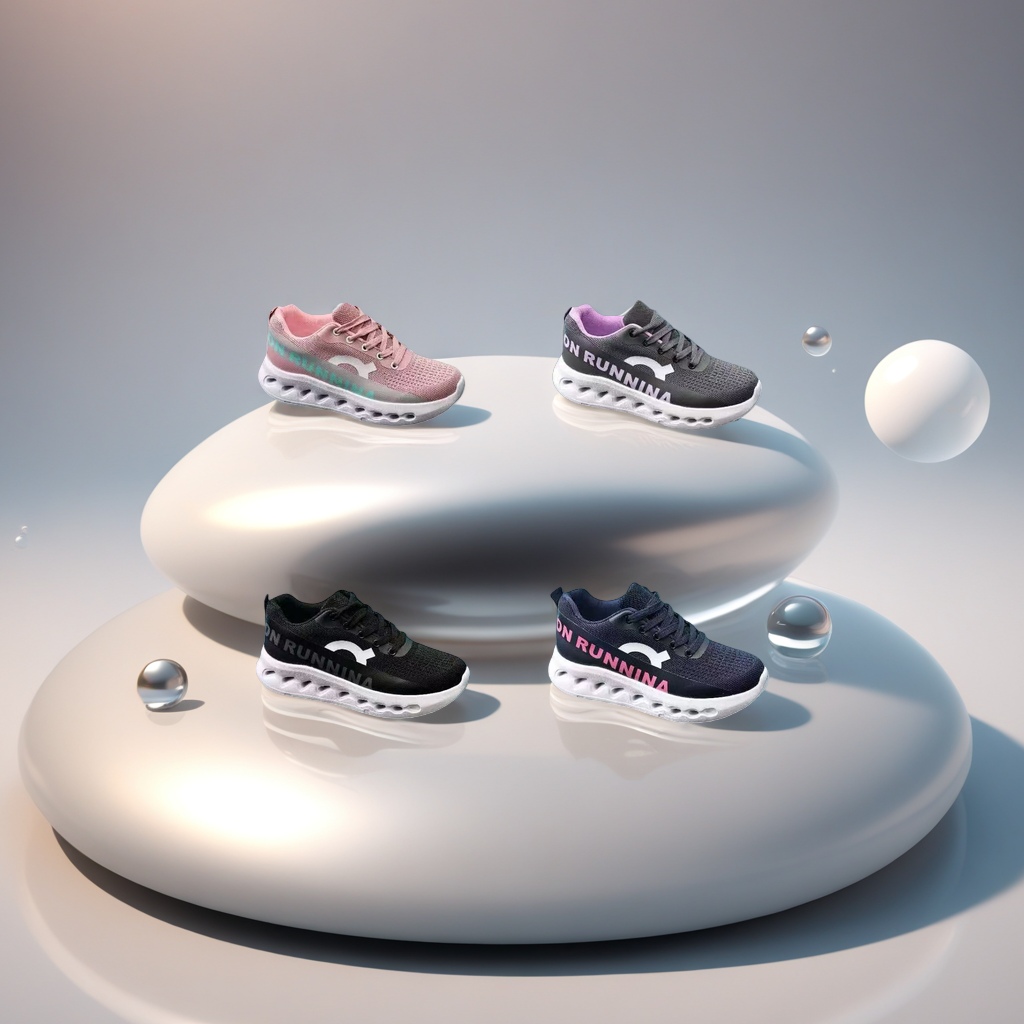Breathable, lightweight, shock-absorbing and anti-slip running shoes for men and women details Picture