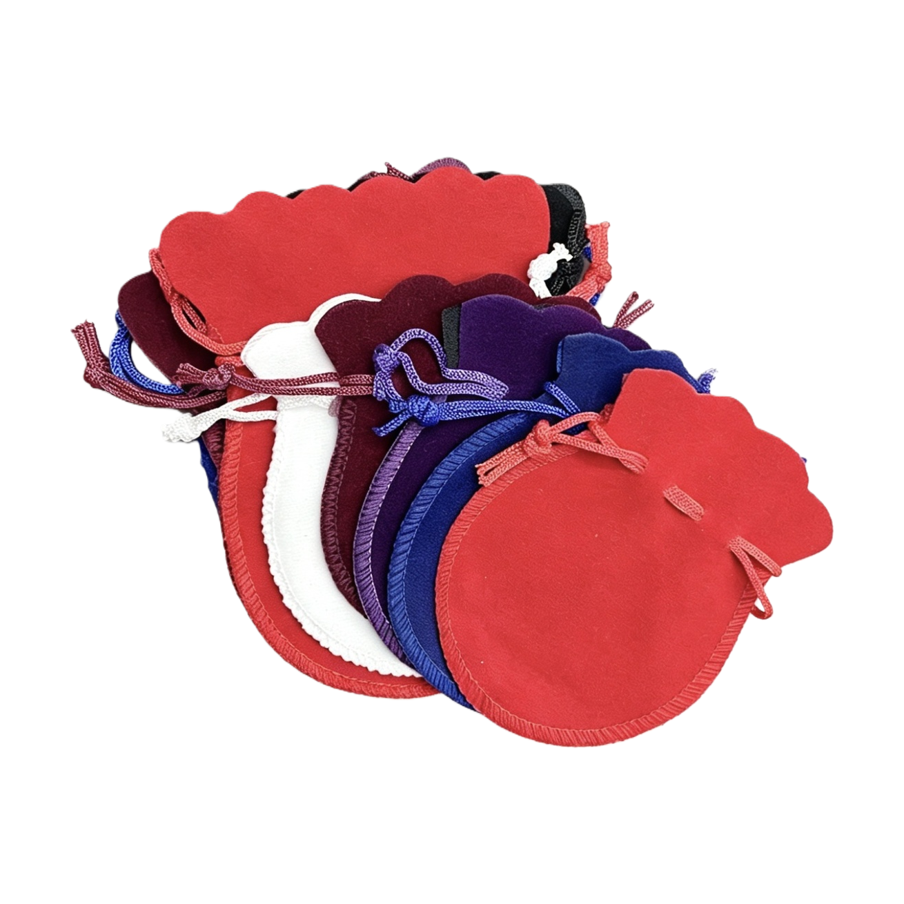 Colorful fabric small bag storage bag, multi-purpose and reusable home organization bag Item Picture