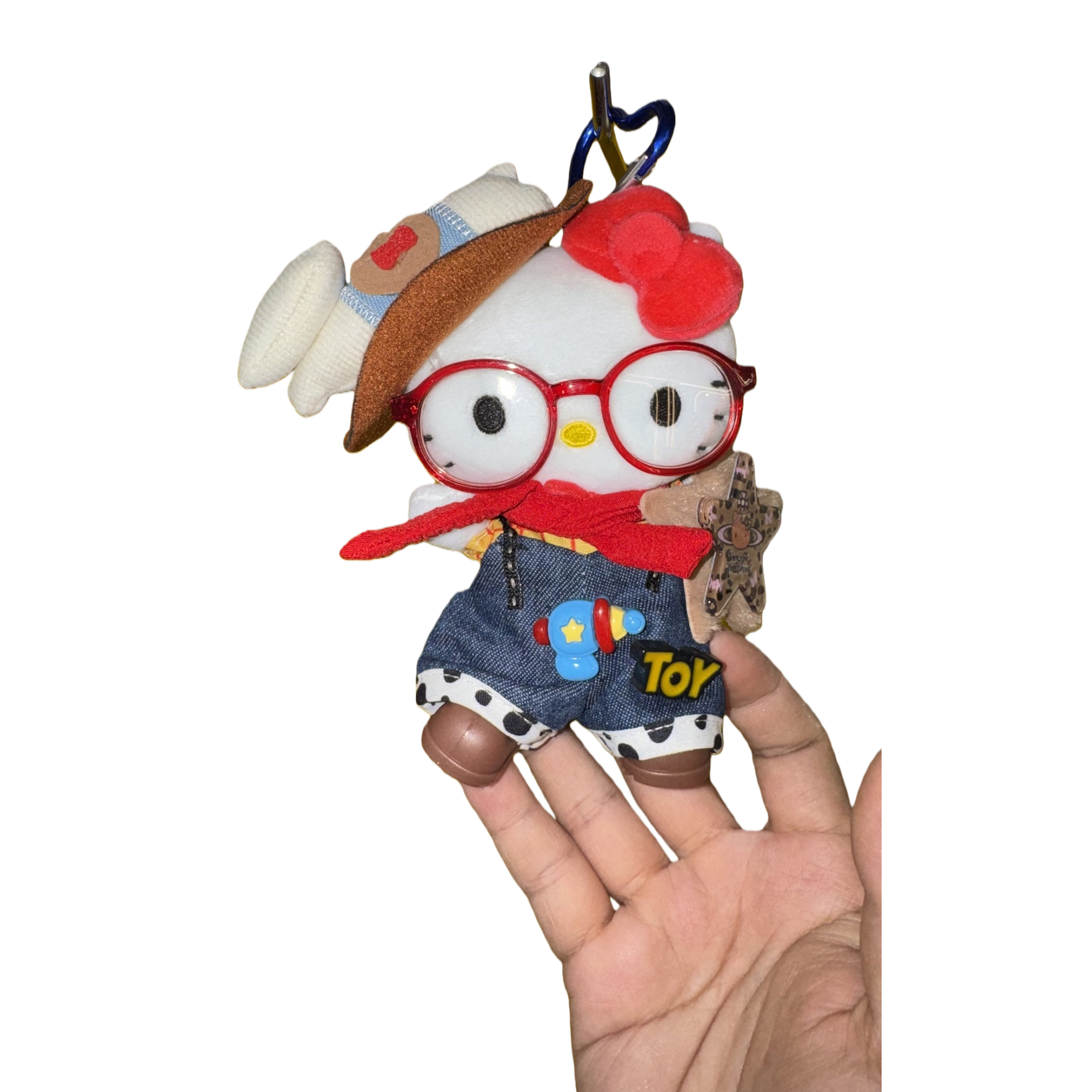 Hello Kitty玩偶白底实物图