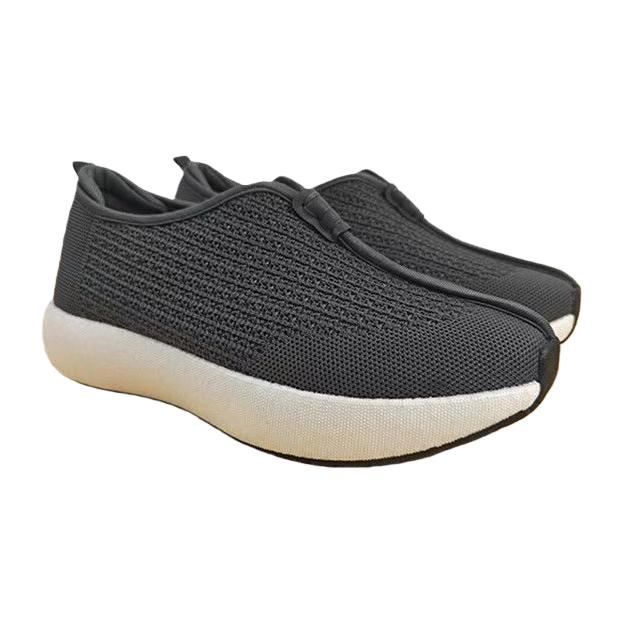 New monk shoes: thick-soled sports monk shoes for spring and autumn, men's monk shoes for summer, thin, soft-soled, springback and shock-absorbing, grey Item Picture