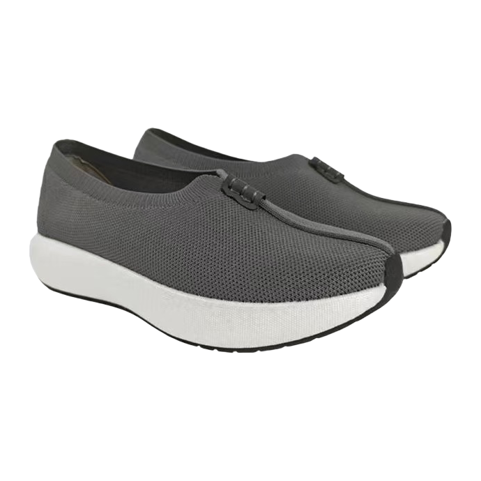 New monk shoes: thick-soled sports monk shoes for spring and autumn, men's monk shoes for summer, thin, soft-soled, springback and shock-absorbing, dark gray Item Picture