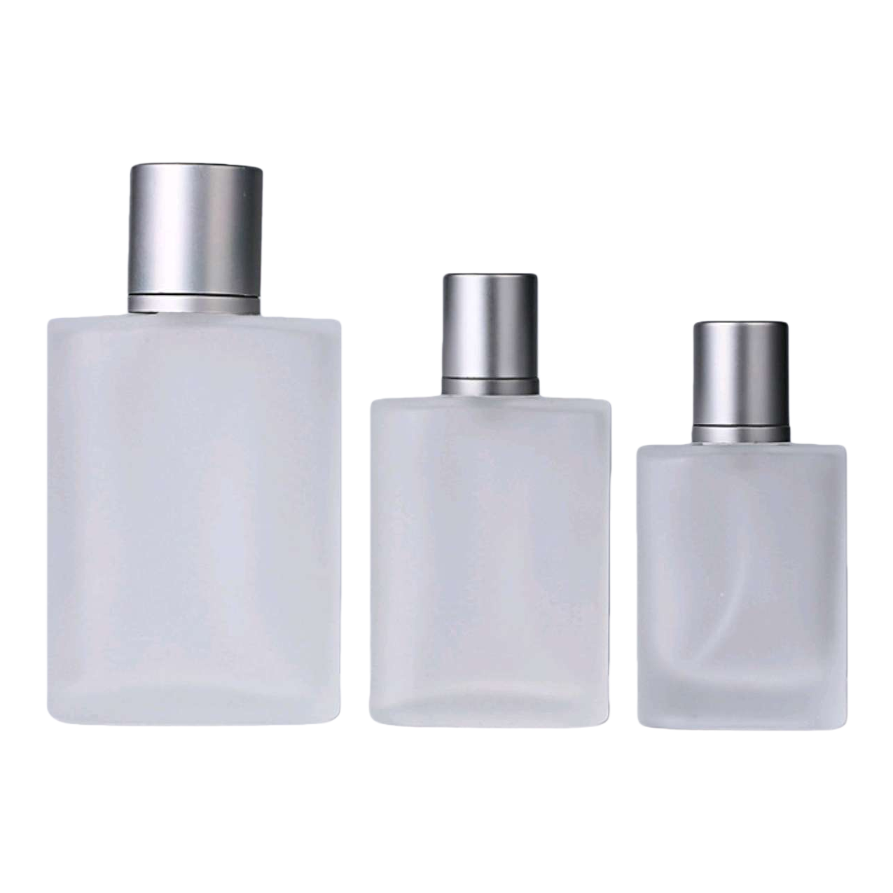 25ml 50ML100ML高档磨砂玻璃喷雾瓶高档香水分装瓶空瓶细雾白底实物图