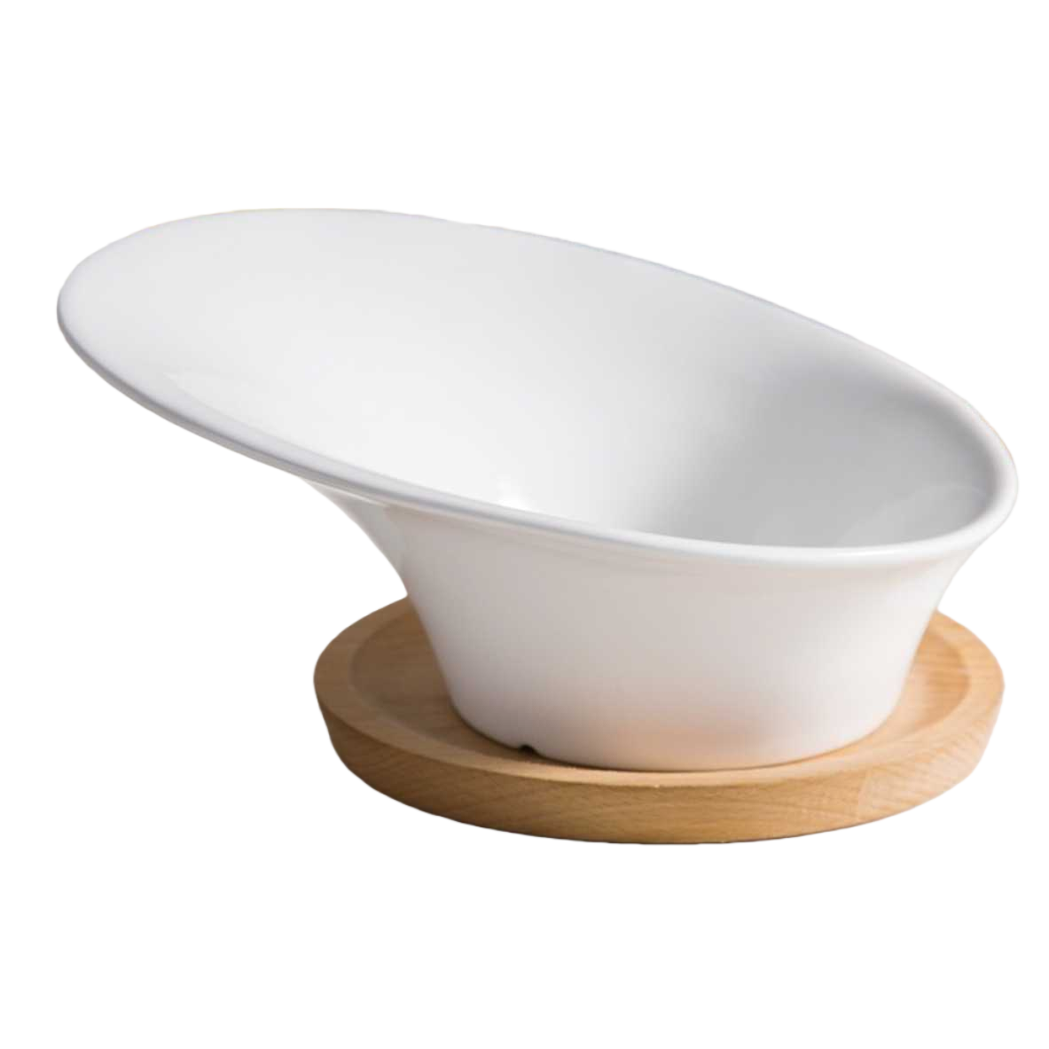 The white ceramic bowl is simple and fashionable. The bone China tableware is durable and shatterproof Item Picture
