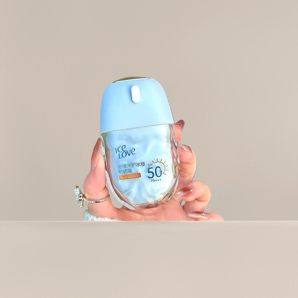 ICE LOVE多维光护水感防晒霜清爽保湿隔离紫外线防护防晒