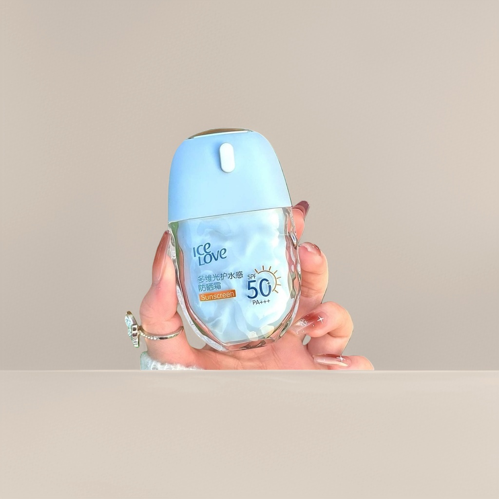 防晒霜+ICE LOVE多维光护水感防晒霜产品图