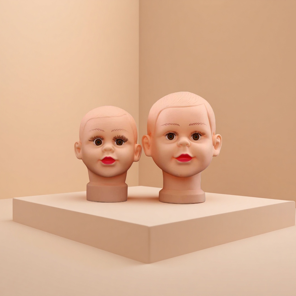 Plastic doll head detachable and replaceable head accessories, universal doll parts, Diy modification materials Specification image