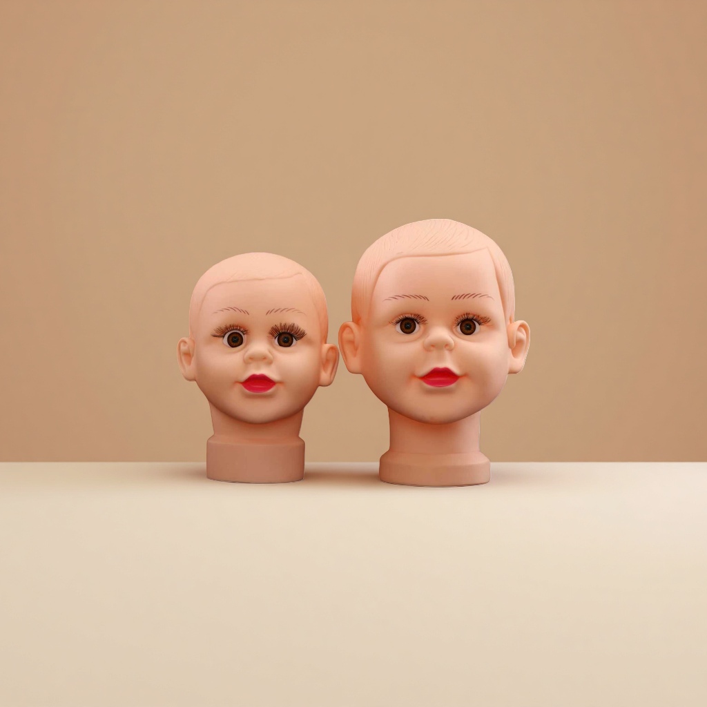 Plastic doll head detachable and replaceable head accessories, universal doll parts, Diy modification materials