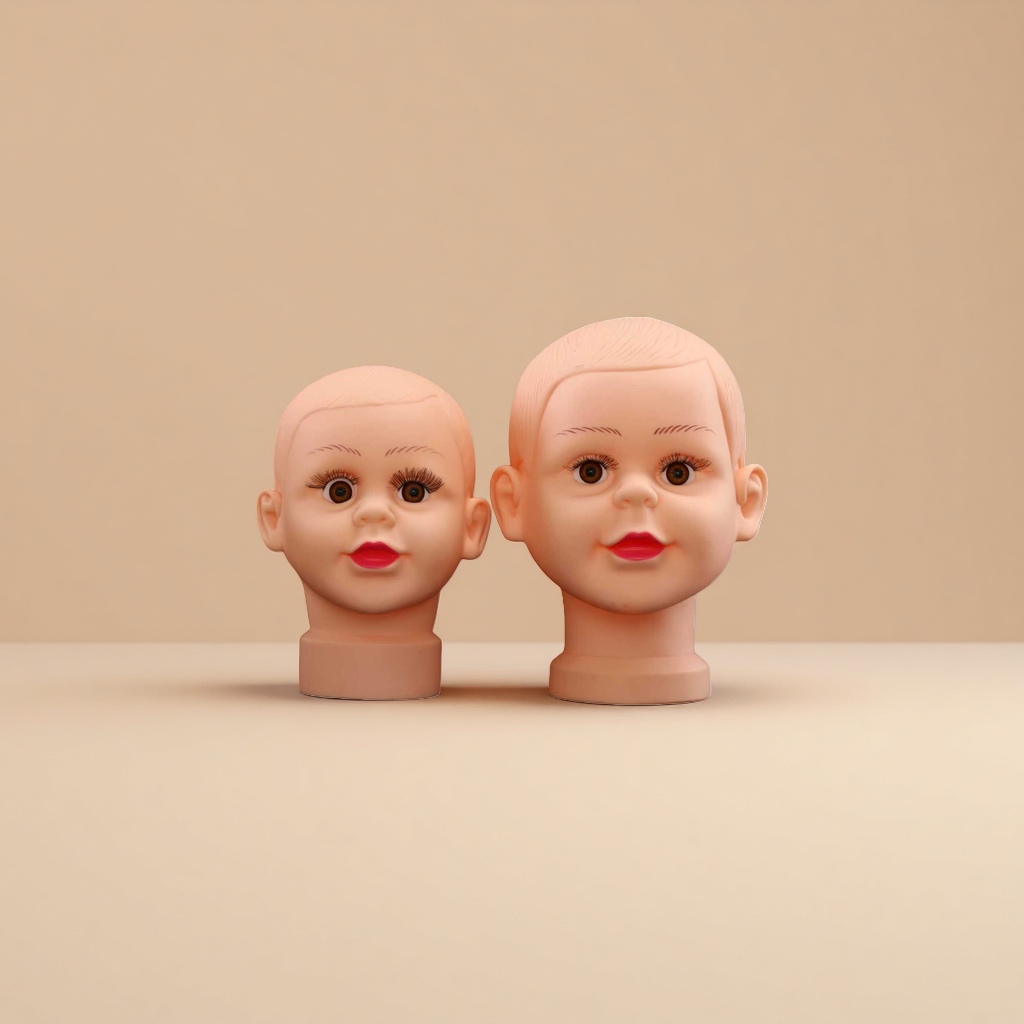 Plastic doll head detachable and replaceable head accessories, universal doll parts, Diy modification materials details Picture