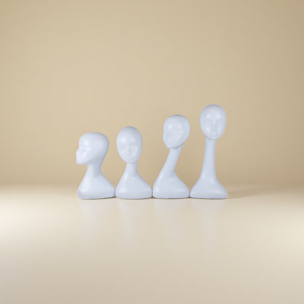 The white head model is a human body structure display model for anatomy teaching details Picture