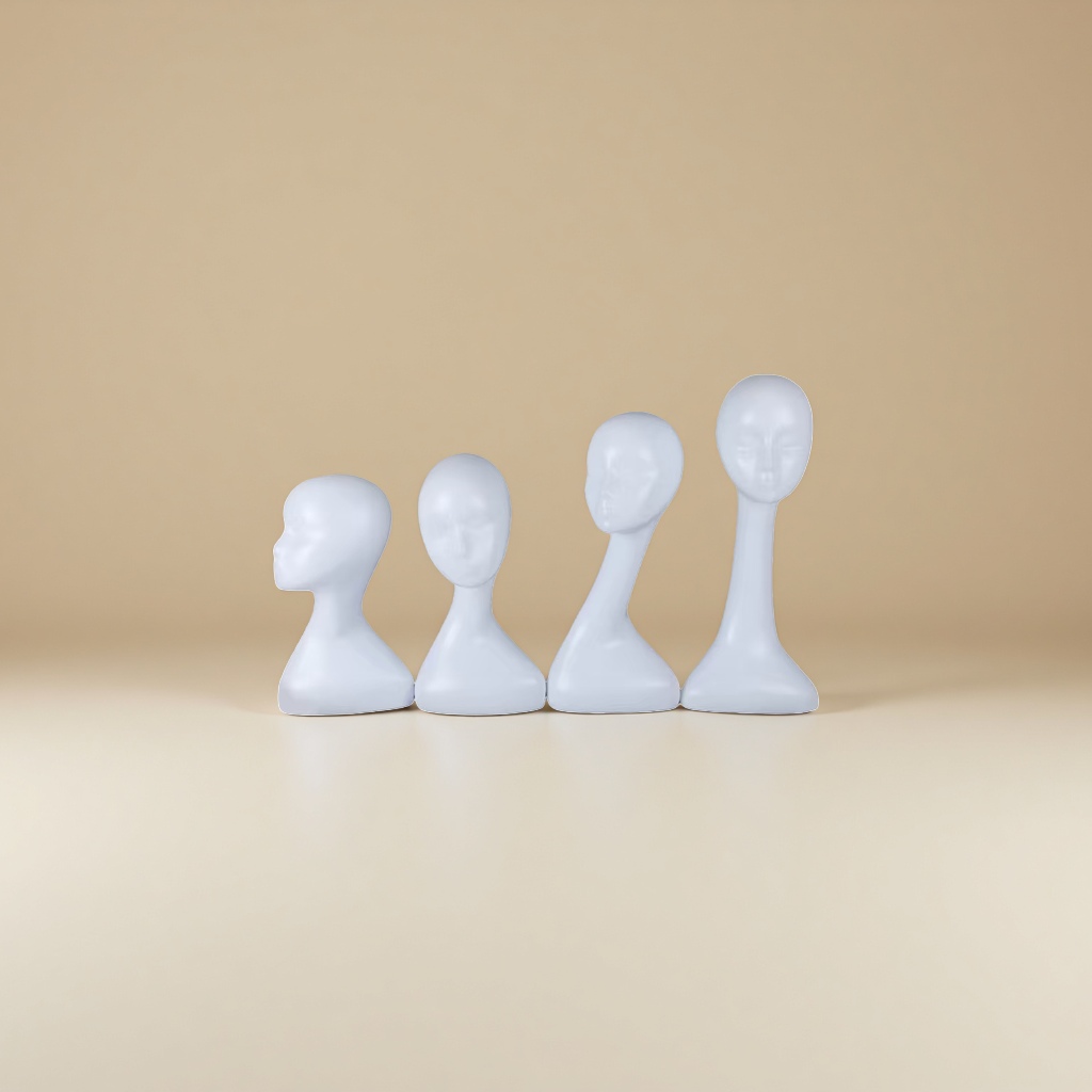 The white head model is a human body structure display model for anatomy teaching