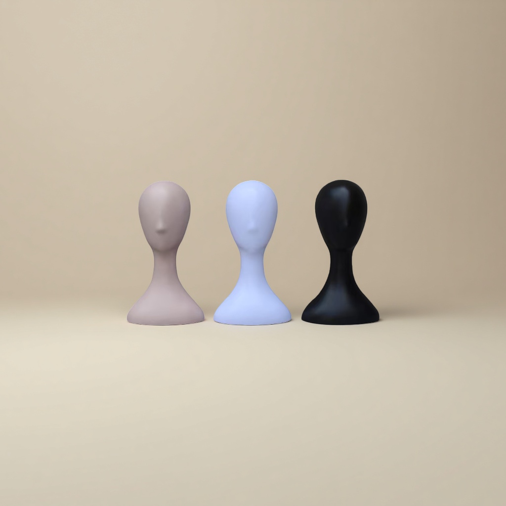 Head models without facial features, head models, human body models, teaching tools Application Scenario