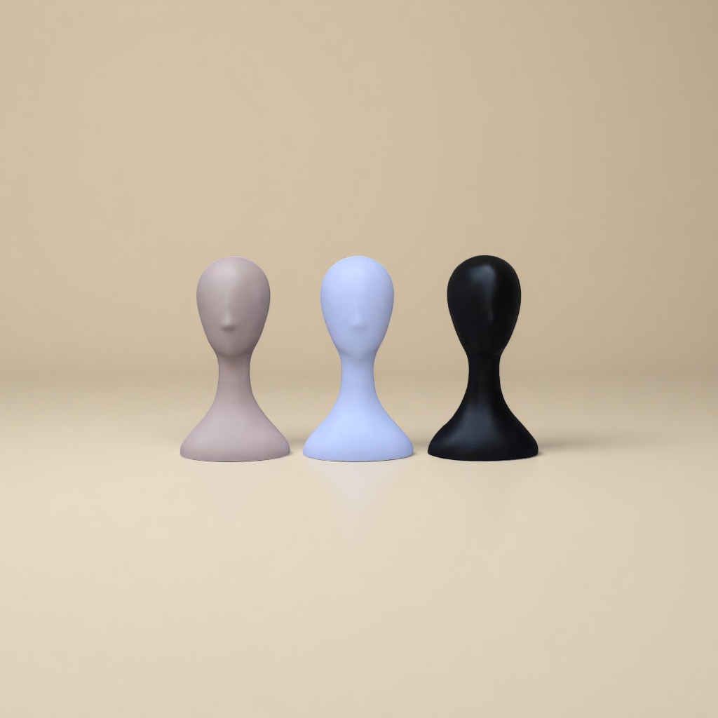 Head models without facial features, head models, human body models, teaching tools Specification image