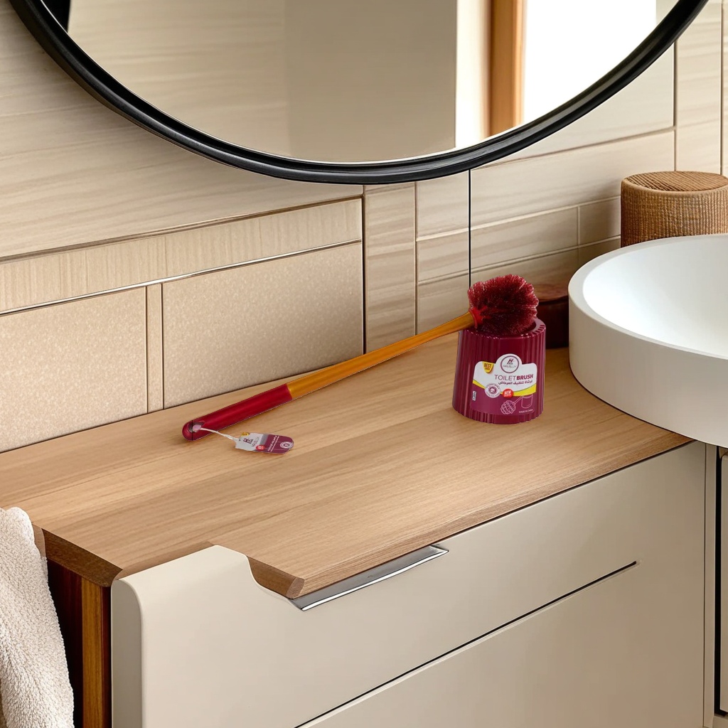 فرشاة المراحيض وتنظيف المنازل بالمقبض الطويلة يمكن فكيكها Specification image