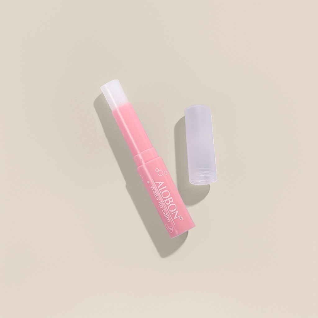 Pink lipstick tube ALOBON Hydrating lip balm Moisturizing and hydrating lip balm details Picture