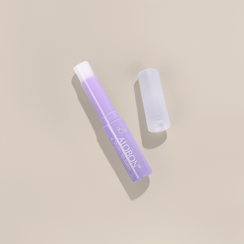 Purple lipstick tube ALOBON Hydrating Lip Balm Moisturizing, hydrating, Soft and nourishing lip balm details Picture