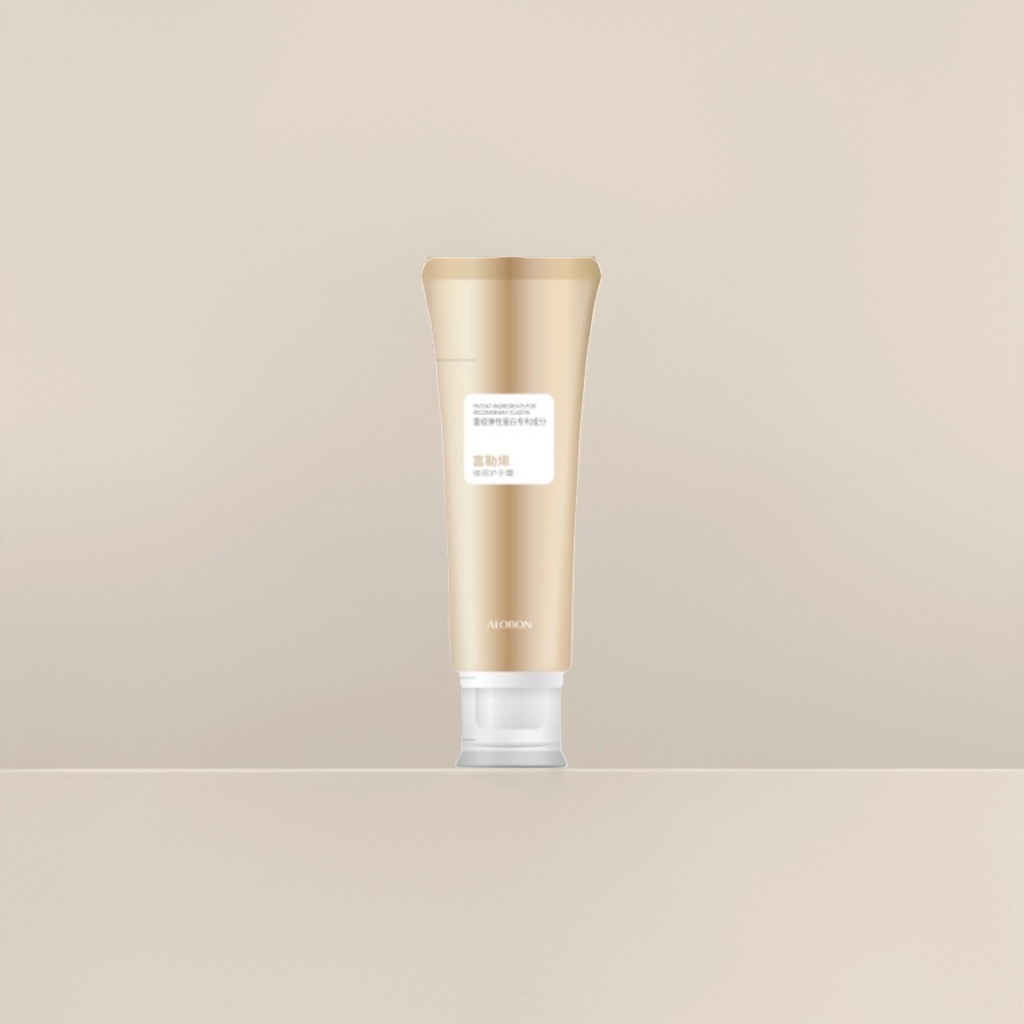 The golden tubular hand cream moisturizes, repairs, hydrates and makes the skin smooth, providing long-lasting nourishment Specification image