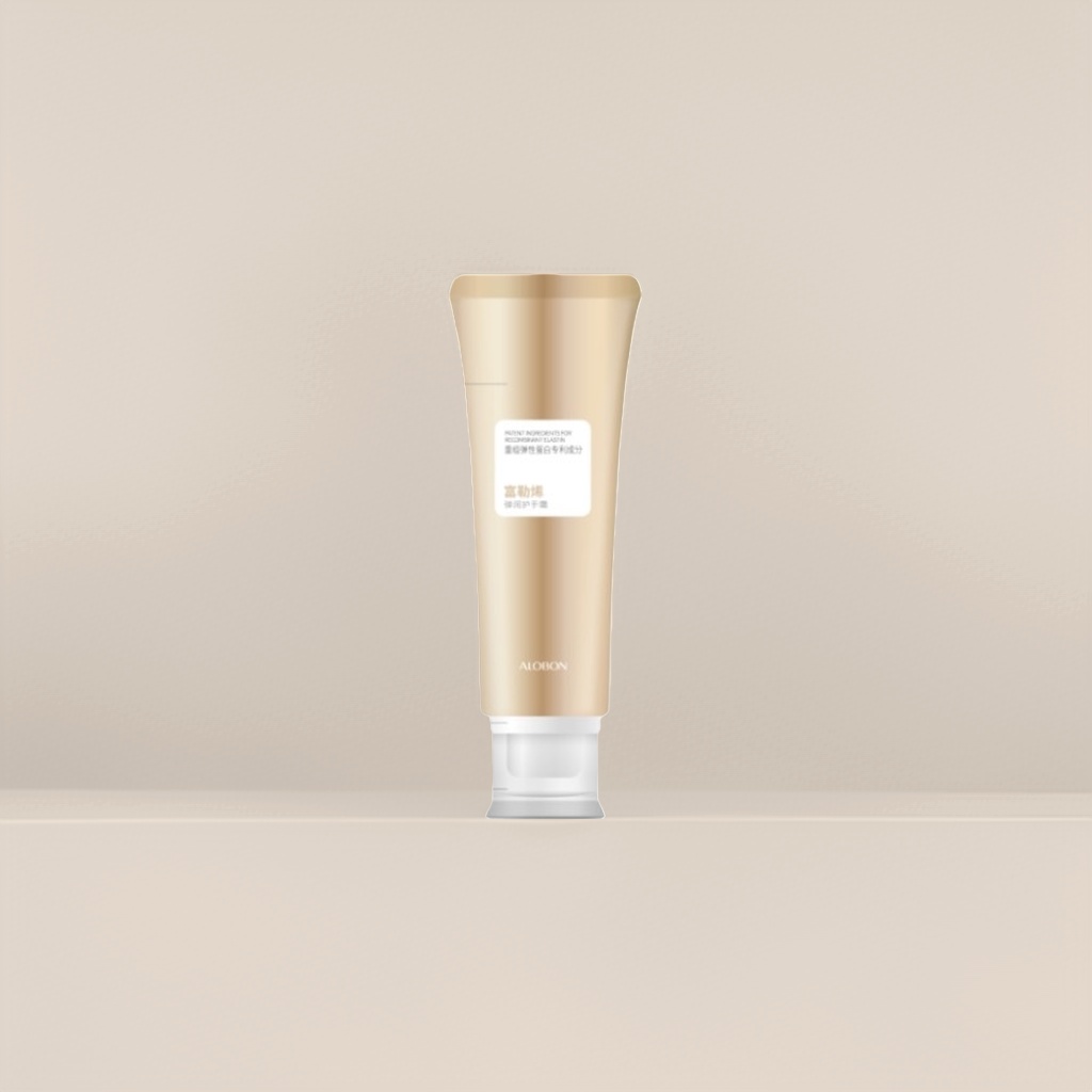 The golden tubular hand cream moisturizes, repairs, hydrates and makes the skin smooth, providing long-lasting nourishment details Picture