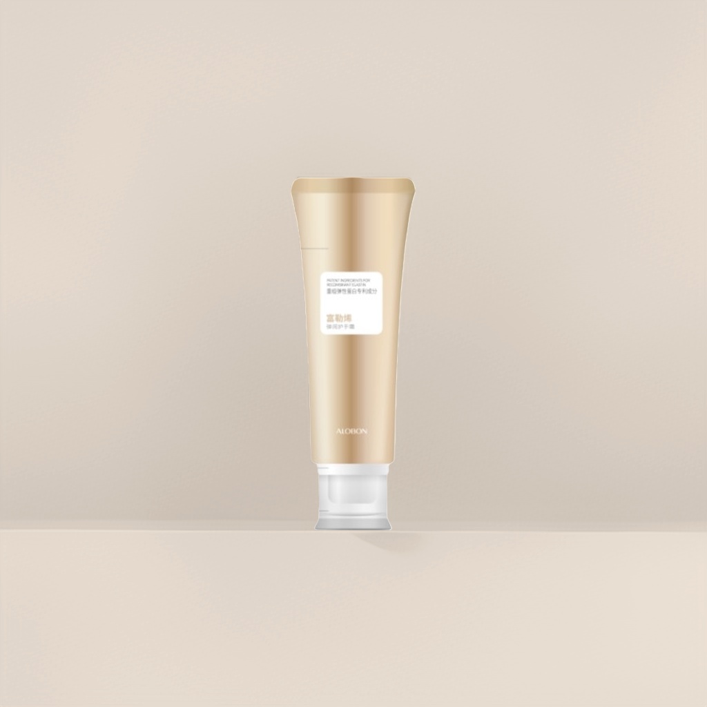 The golden tubular hand cream moisturizes, repairs, hydrates and makes the skin smooth, providing long-lasting nourishment Application Scenario