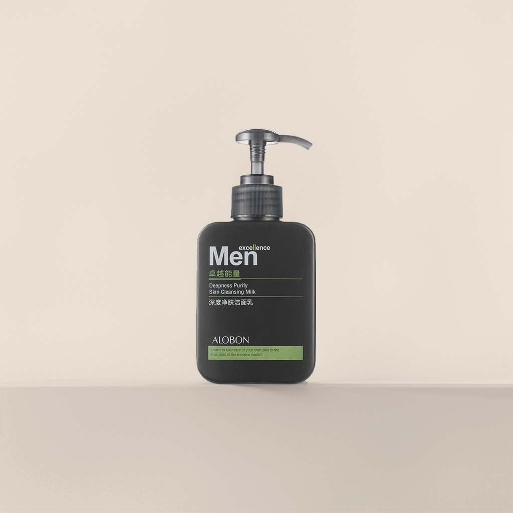 Black bottle ALOBON Men's Deep Cleansing Facial Cleanser