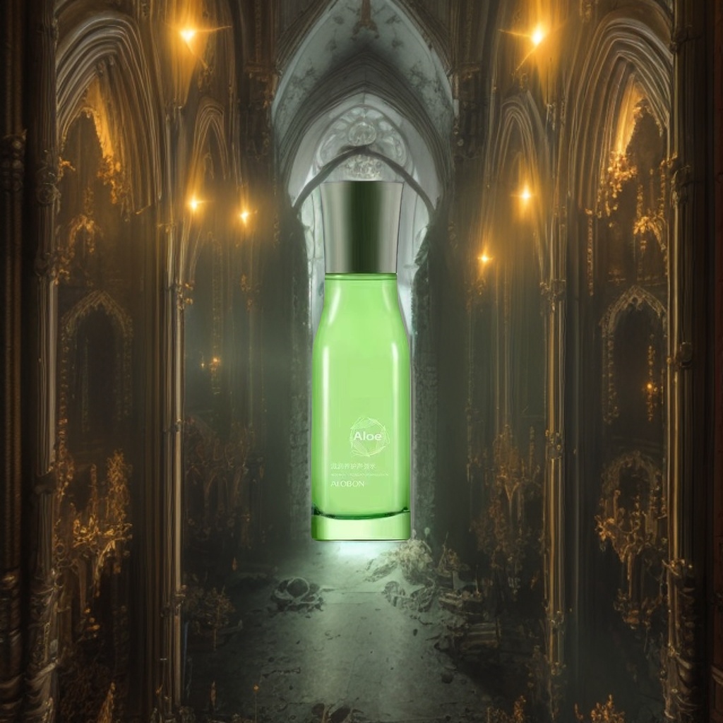 Yabang Aloe Vera Water nourishes and cares for the green bottle, hydrating, moisturizing and repairing the skin details Picture