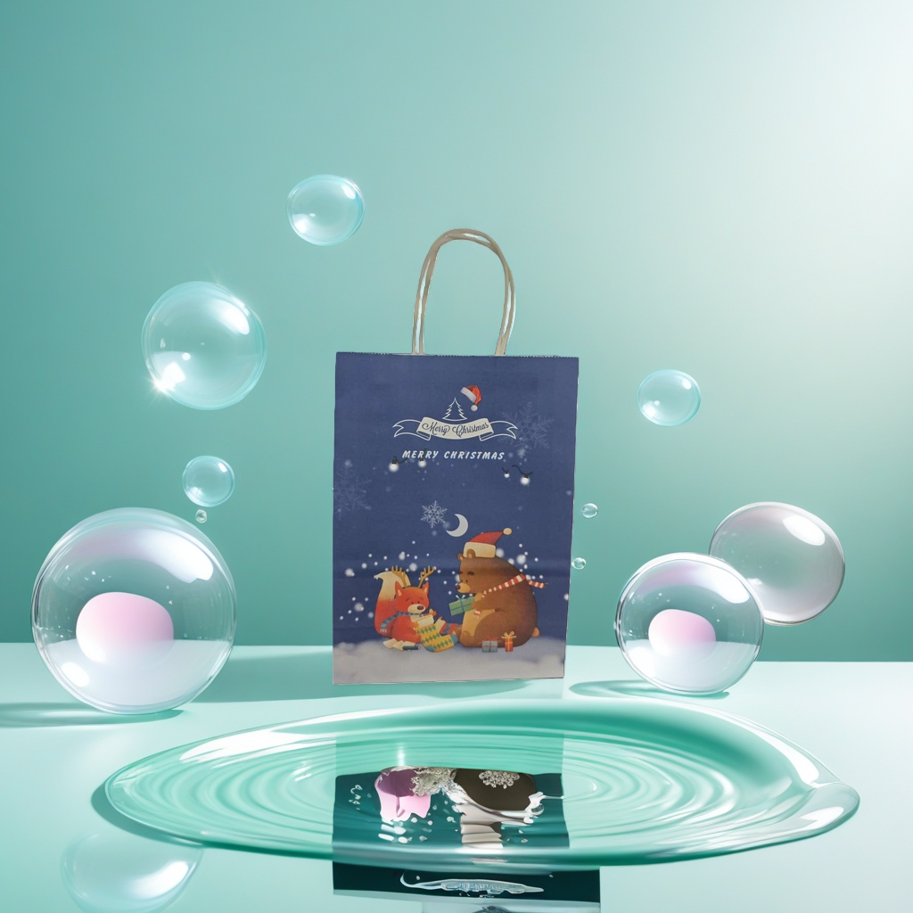 Christmas-themed gift bags and beautifully packaged gift boxes are excellent choices for giving as presents Application Scenario